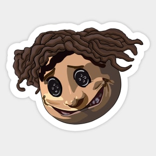 Wybie fake smile Sticker